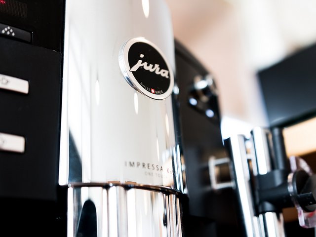 Romantik Hotel Hirschen: picture gallery Close-up of Jura Impressa X9 coffee machine