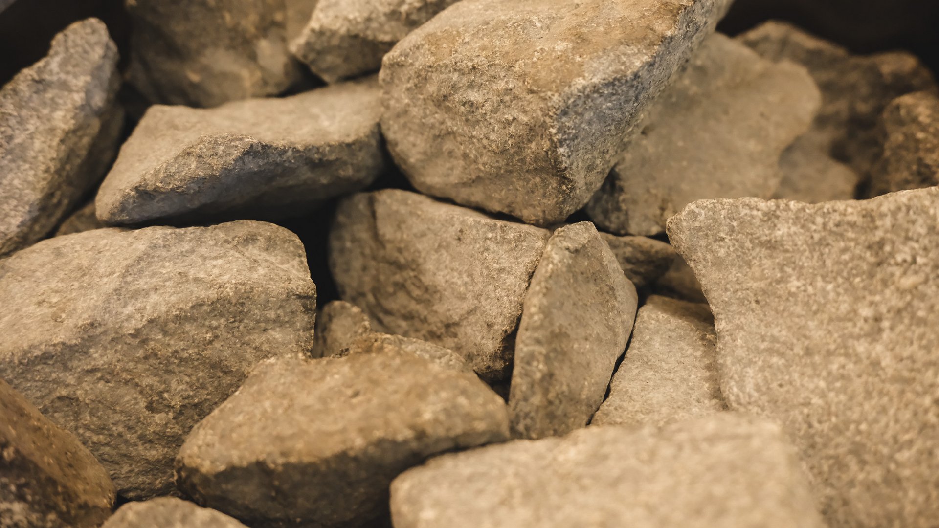Wellness Close-up of rough gray stones