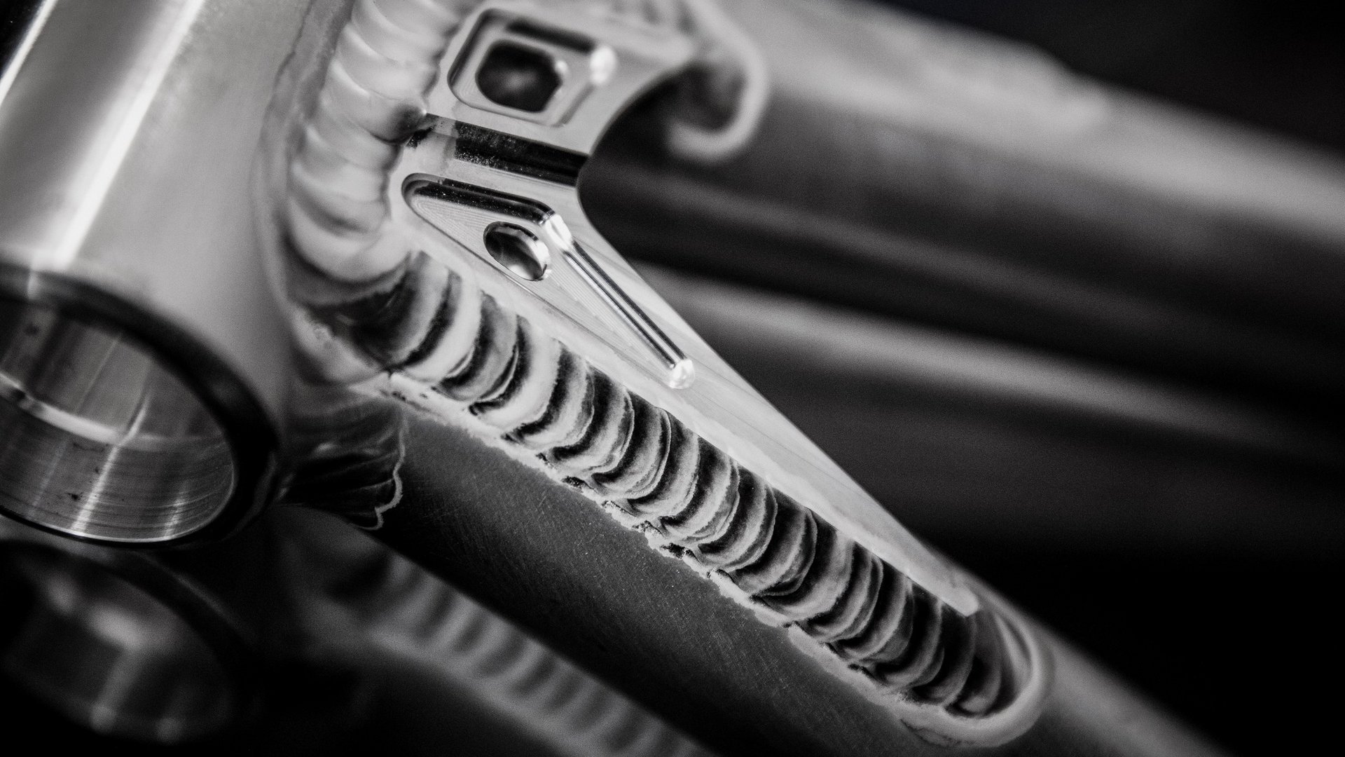 NICOLAI E-Bikes for Your Tour Through the Upper Palatinate Close-up of precise welds on a metal frame